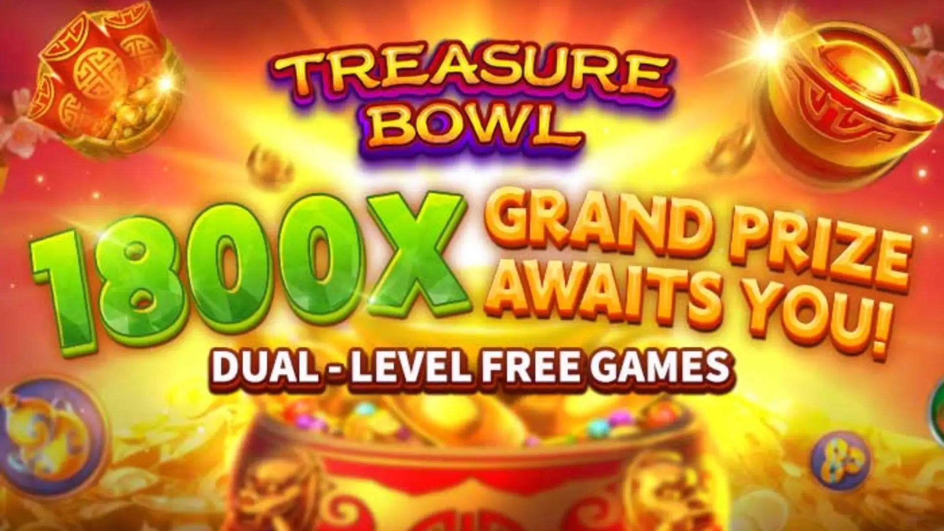 Multiplicadores Treasure Bowl 73bet - 7777x Máximo com Tigela Dourada